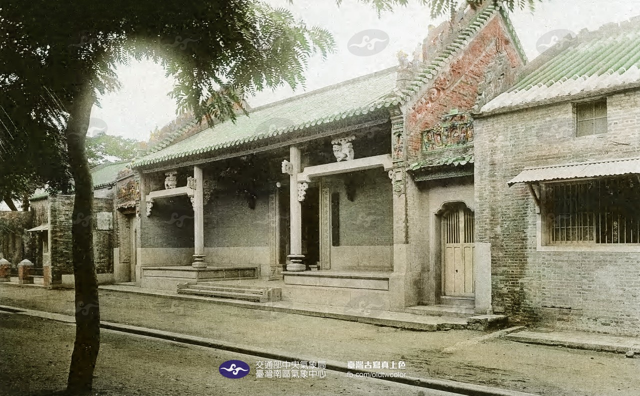 約1920年代臺南兩廣會館影像，作為臺南州教育博物館使用
